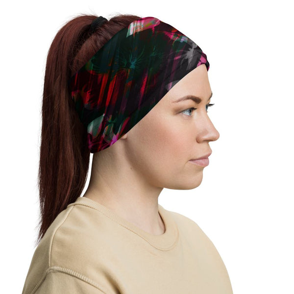 65 MCMLXV Women's Paintbrush Floral Print Neck Gaiter - 65mcmlxv