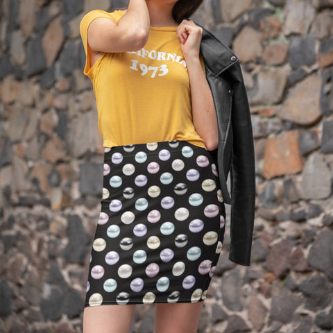 65 MCMLXV Women's Pearl Polka Dot Print Pencil Skirt - 65mcmlxv