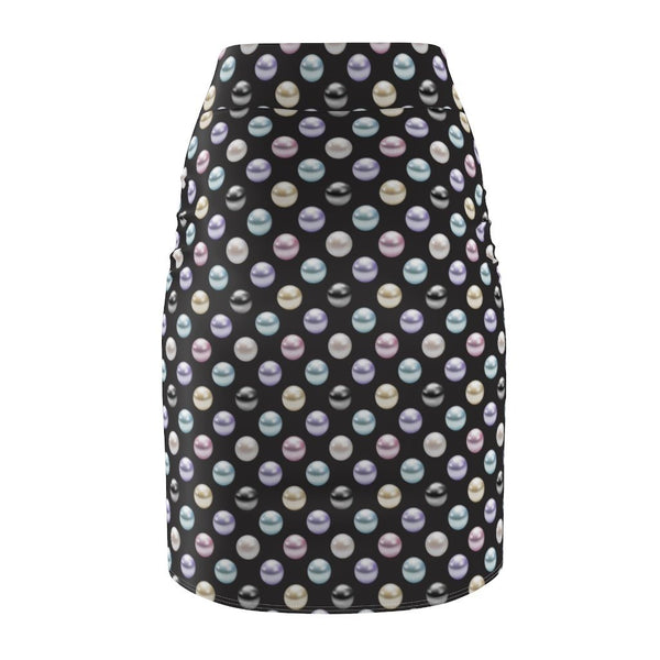65 MCMLXV Women's Pearl Polka Dot Print Pencil Skirt - 65mcmlxv