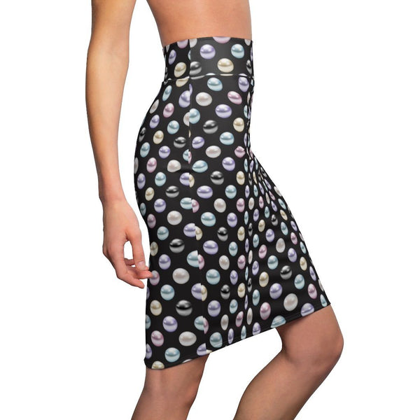 65 MCMLXV Women's Pearl Polka Dot Print Pencil Skirt - 65mcmlxv