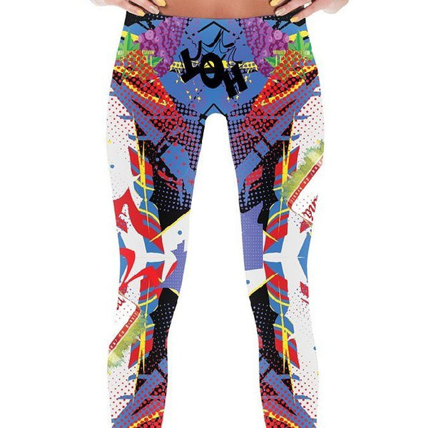65 MCMLXV Women's Pop Art Print Leggings - 65mcmlxv