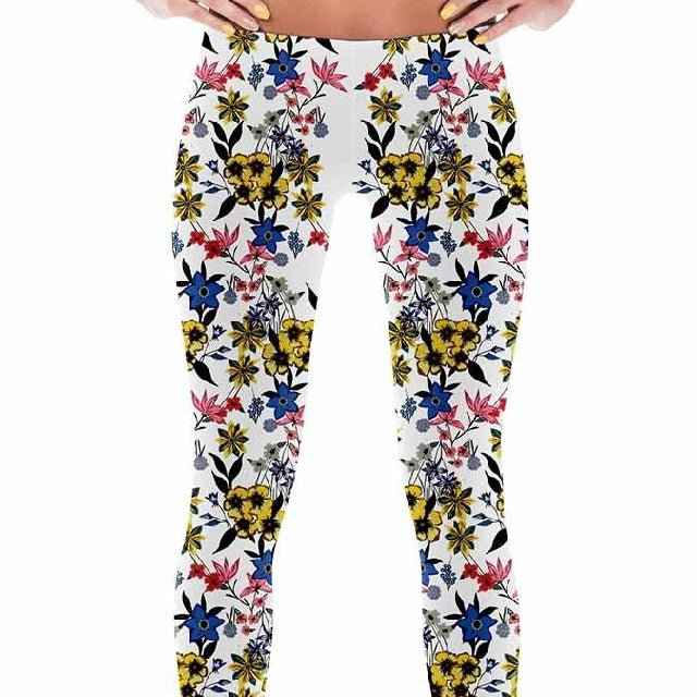 65 MCMLXV Women's Spring Flowers Print Leggings