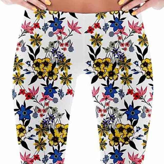 65 MCMLXV Women's Spring Flowers Print Leggings