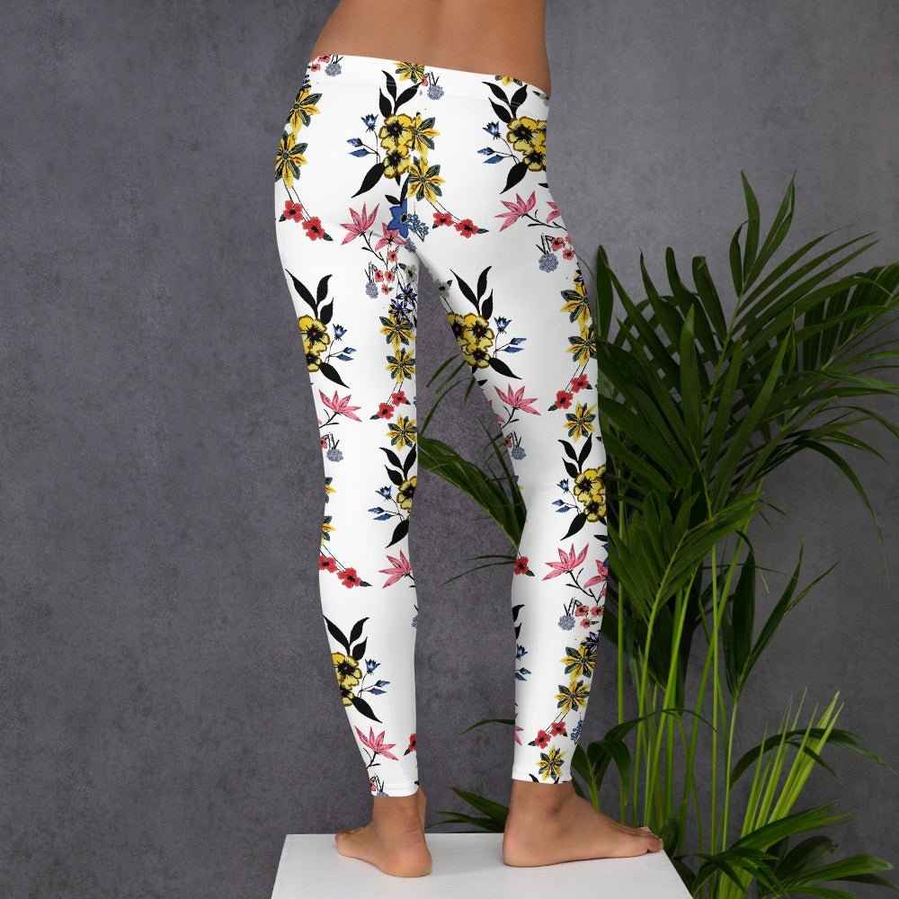 65 MCMLXV Women's Spring Flowers Print Leggings