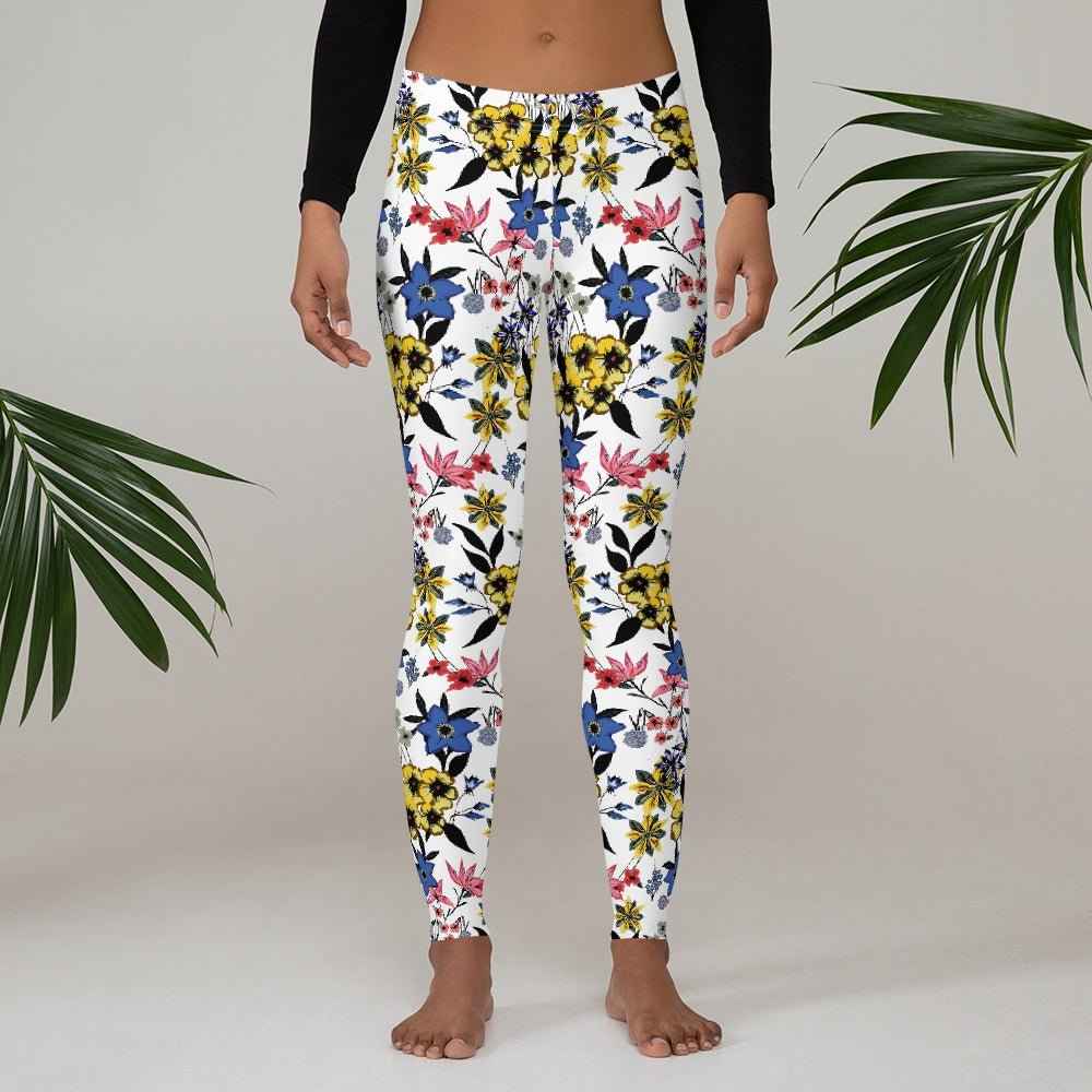 65 MCMLXV Women's Spring Flowers Print Leggings