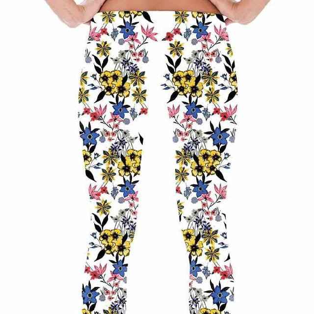 65 MCMLXV Women's Spring Flowers Print Leggings
