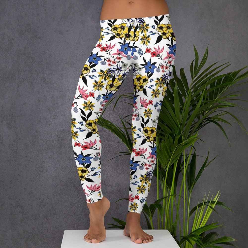 65 MCMLXV Women's Spring Flowers Print Leggings