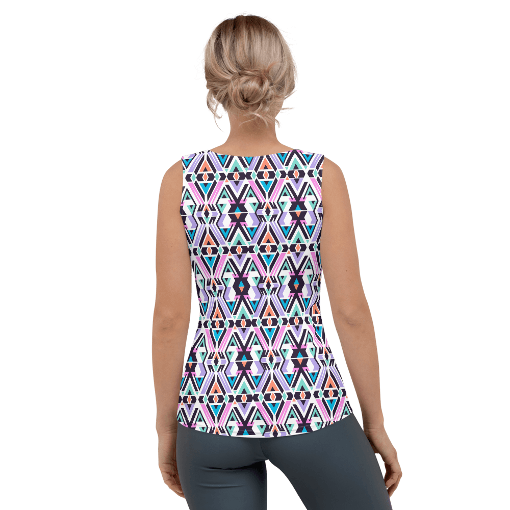 65 MCMLXV Women's Tribal Geometric Print Tank Top - 65mcmlxv