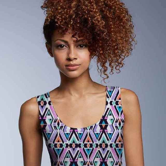 65 MCMLXV Women's Tribal Geometric Print Tank Top