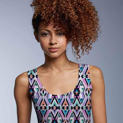 65 MCMLXV Women's Tribal Geometric Print Tank Top - 65mcmlxv