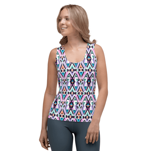 65 MCMLXV Women's Tribal Geometric Print Tank Top - 65mcmlxv