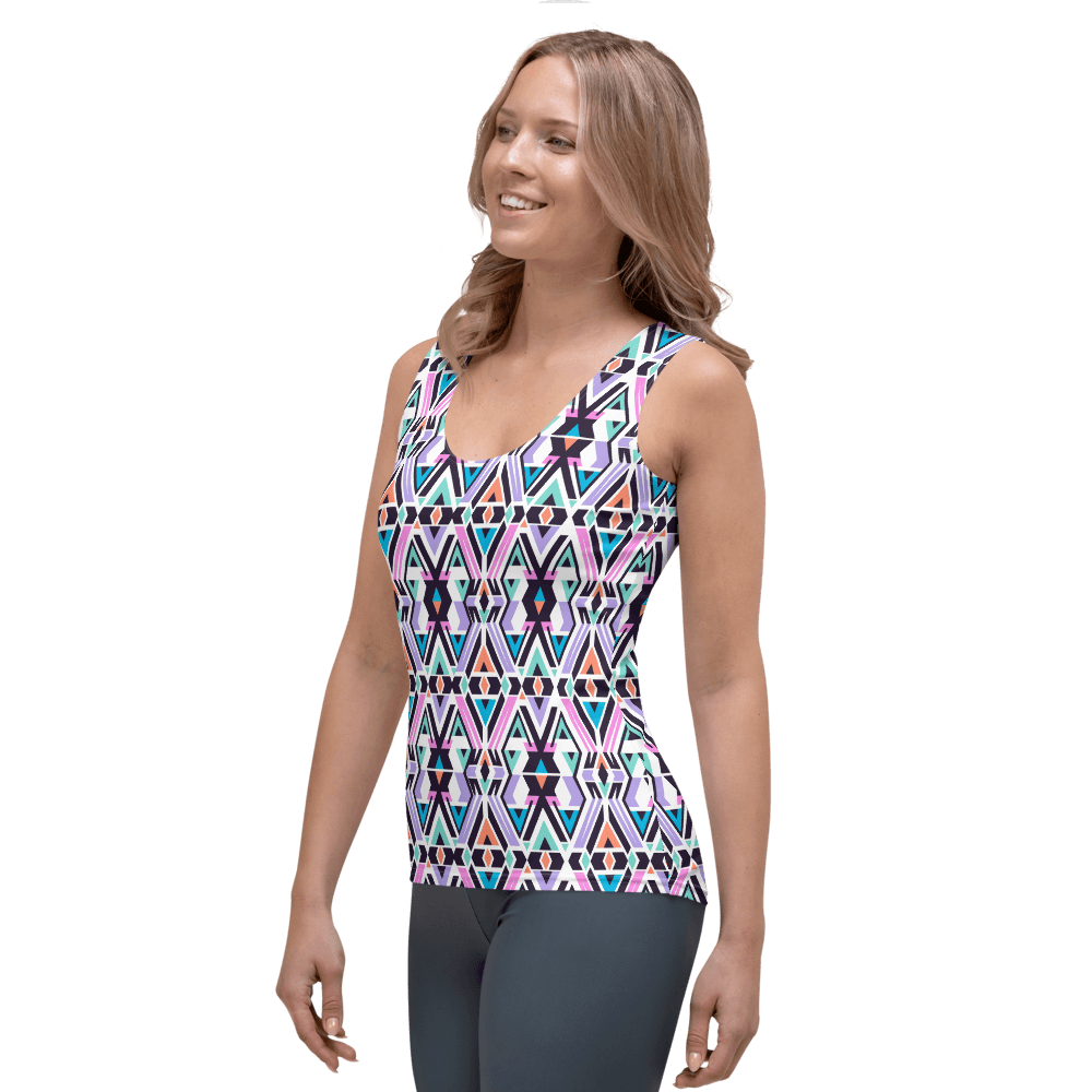 65 MCMLXV Women's Tribal Geometric Print Tank Top - 65mcmlxv