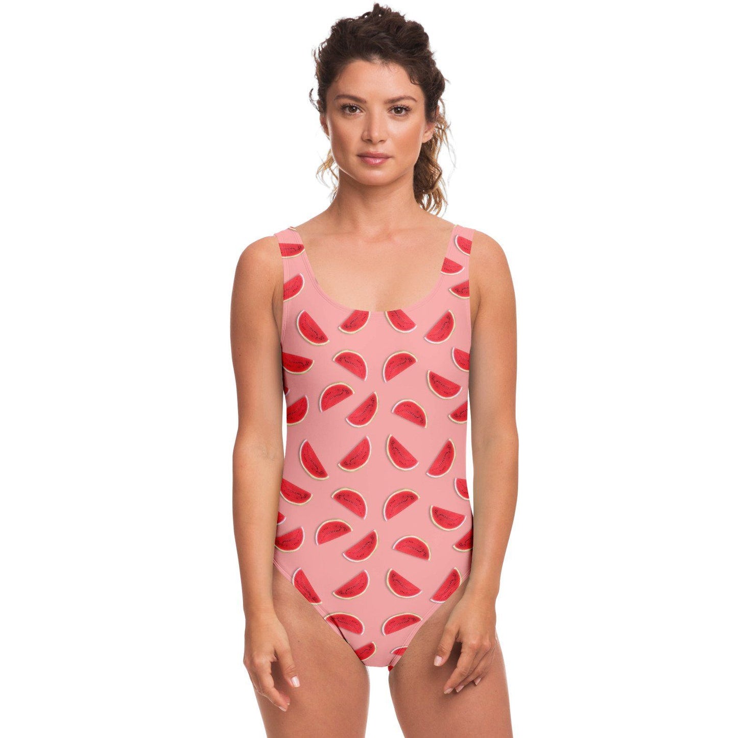 65 MCMLXV Women's Watermelon Toss Print 1 Piece Swimsuit - 65mcmlxv
