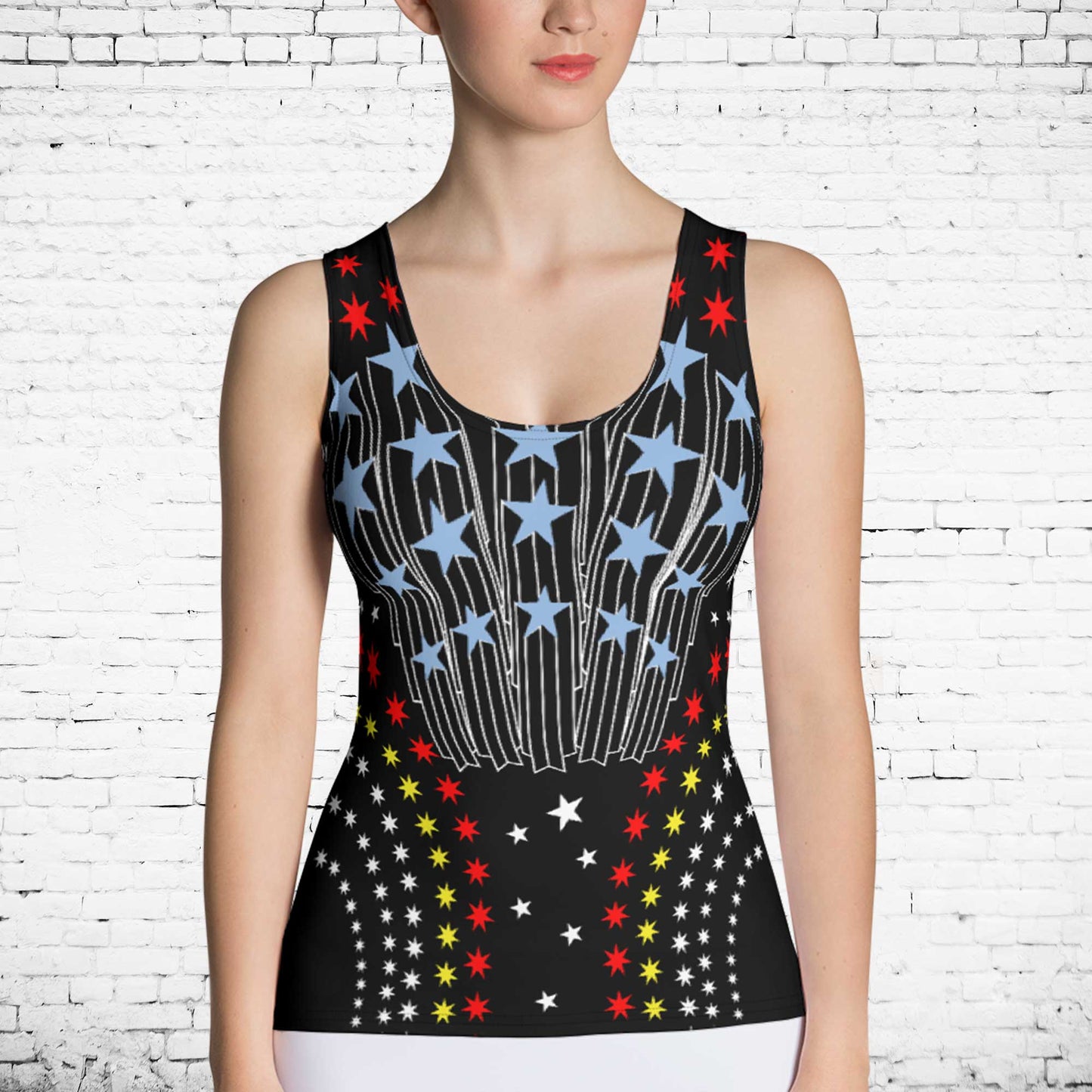 65 MCMLXV Women's Ziggy Stardust Print Tank Top - 65mcmlxv