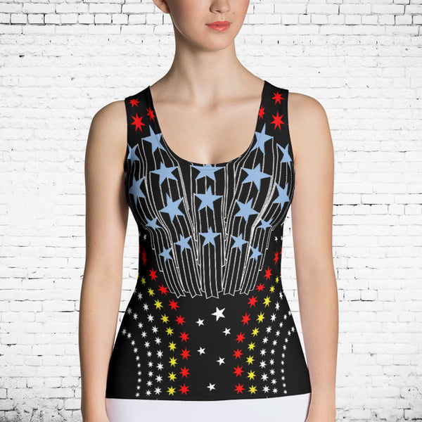 65 MCMLXV Women's Ziggy Stardust Print Tank Top - 65mcmlxv