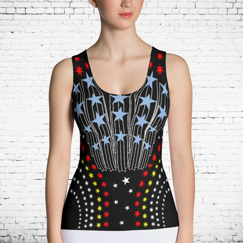 65 MCMLXV Women's Ziggy Stardust Print Tank Top - 65mcmlxv