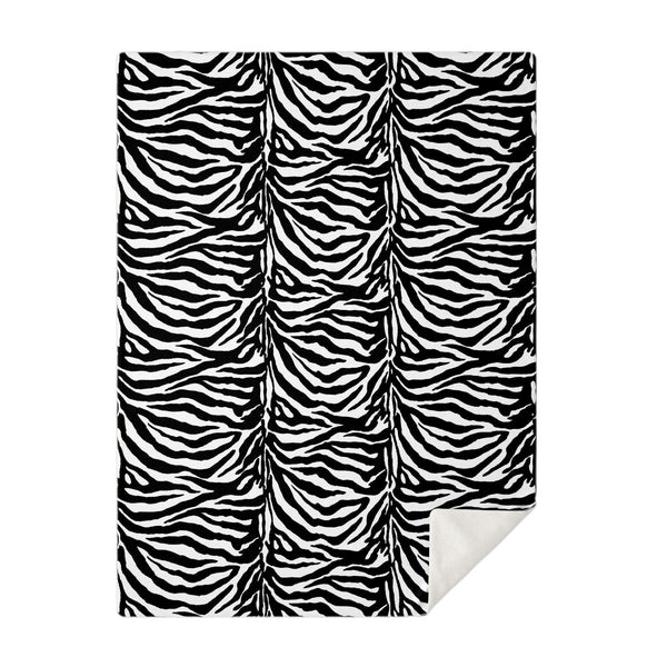 65 MCMLXV Zebra Print Microfleece Blanket - 65mcmlxv