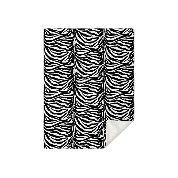 65 MCMLXV Zebra Print Microfleece Blanket - 65mcmlxv