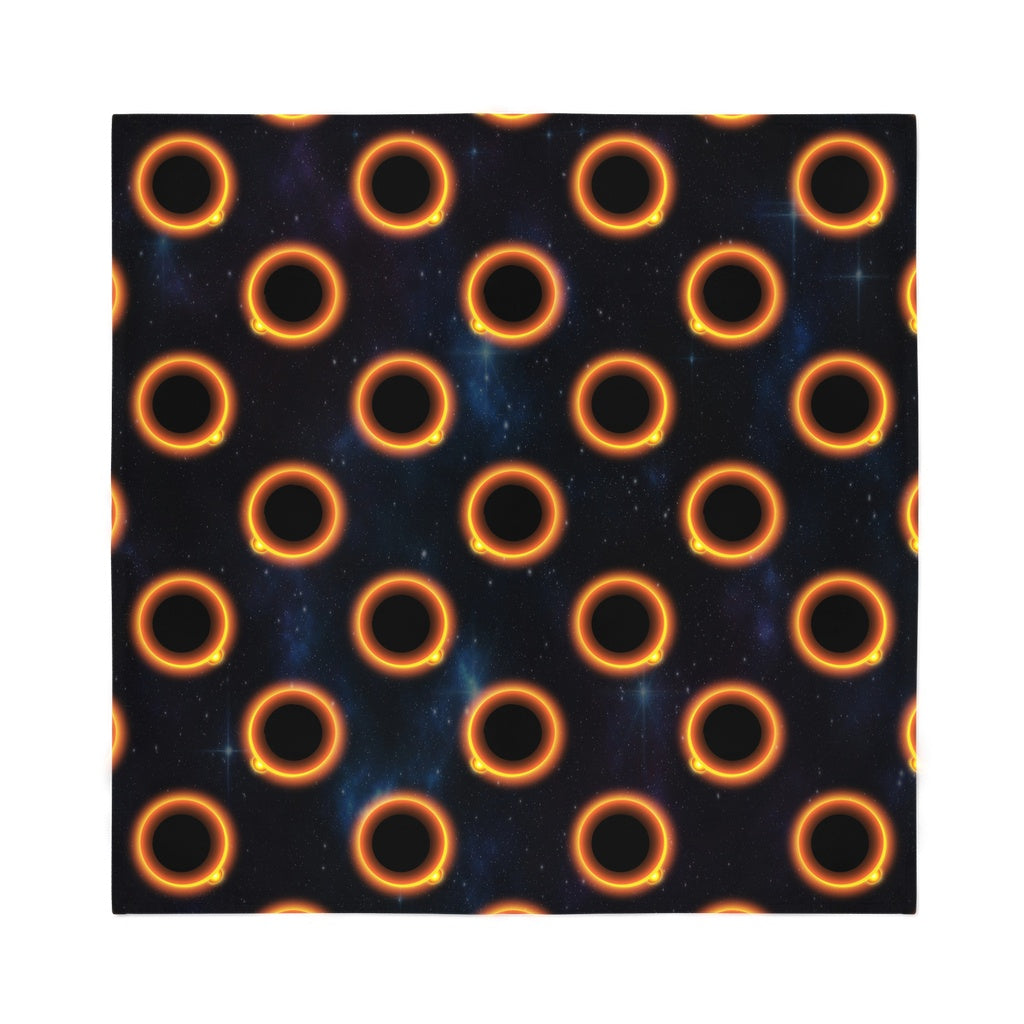 Accessories - 65 MCMLXV Black Solar Eclipse Polka Dot Pattern Bandana