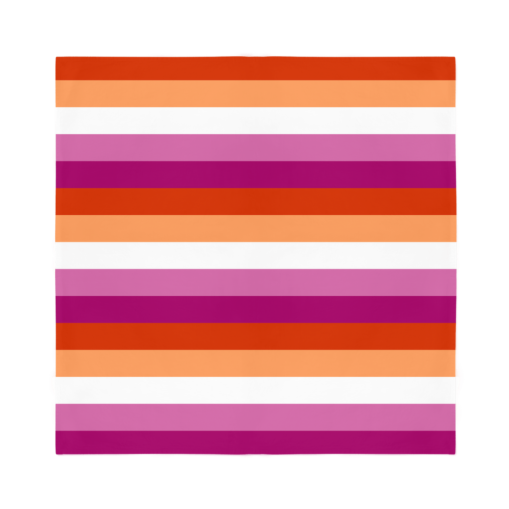 Accessories - 65 MCMLXV LGBT Lesbian Pride Sunset Flag Print Bandana