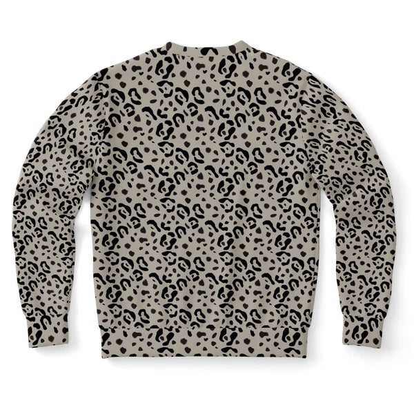 Athletic Sweatshirt - AOP - 65 MCMLXV Unisex Beige Cheetah Animal Print Sweatshirt