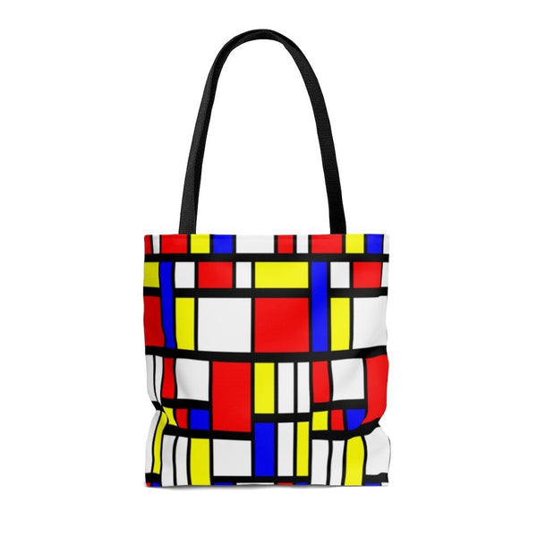 Bags - 65 MCMLXV Unisex Mondrian Color Block Print Tote Bag