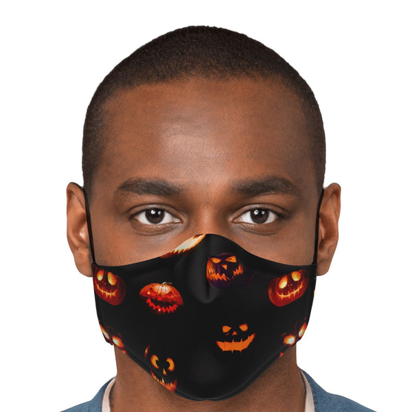 65 MCMLXV Unisex Halloween Jack-O-Lanterns Print Face Mask-Fashion Face Mask - AOP-65mcmlxv