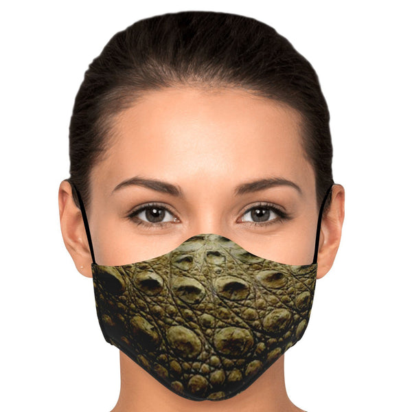 65 MCMLXV Unisex Crocodile Print Face Mask-Fashion Face Mask - AOP-65mcmlxv