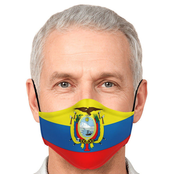 65 MCMLXV Unisex Ecuador Flag Print Face Mask-Fashion Face Mask - AOP-65mcmlxv