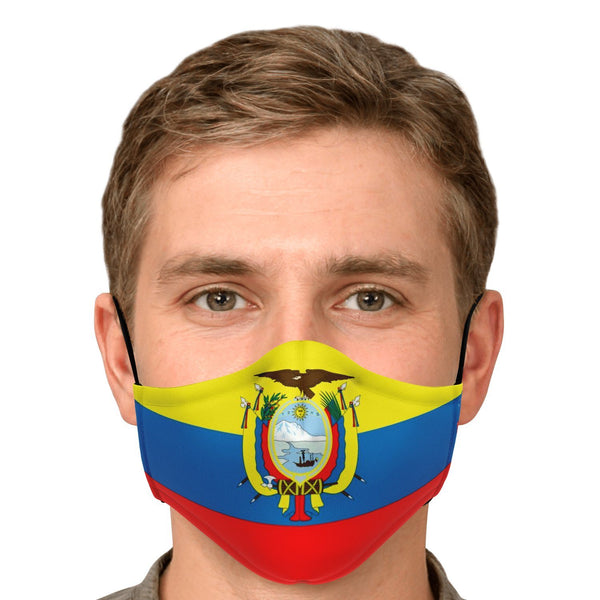 65 MCMLXV Unisex Ecuador Flag Print Face Mask-Fashion Face Mask - AOP-65mcmlxv