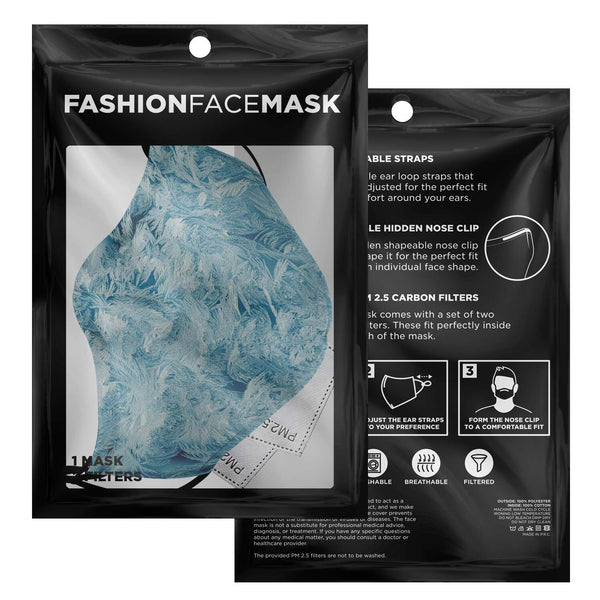65 MCMLXV Unisex Ice Crystals Print Face Mask-Fashion Face Mask - AOP-65mcmlxv