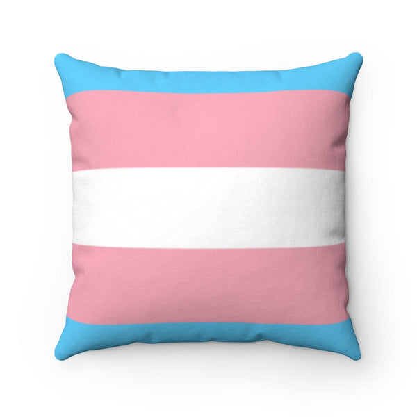 Home Decor - 65 MCMLXV LGBT Transgender Pride Flag Print Square Pillow Case Cushion Cover