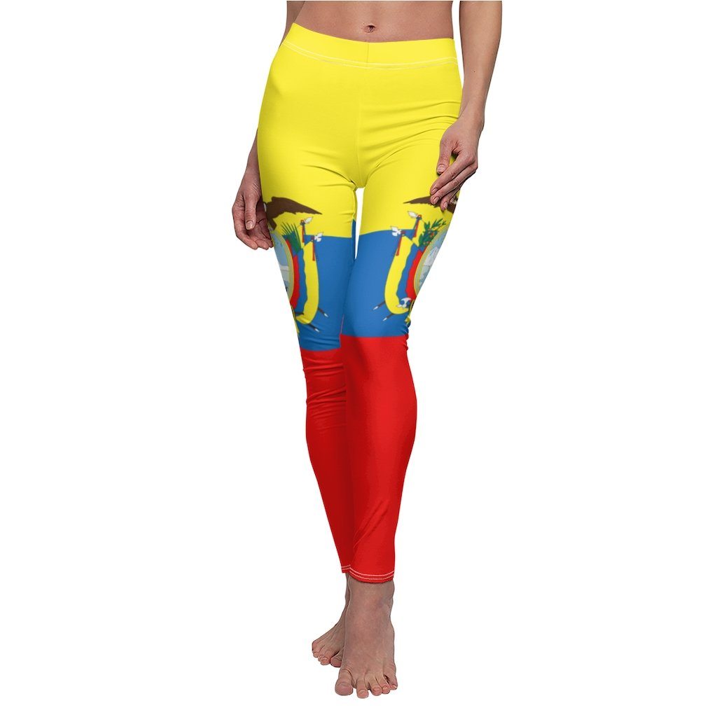 Leggings - 65 MCMLXV Women's Ecuador Flag Print Leggings