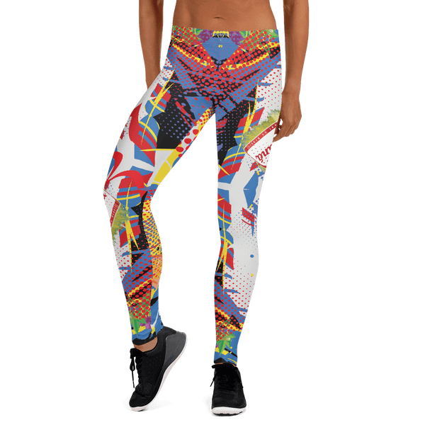 65 MCMLXV Women's Pop Art Print Leggings-Leggings-65mcmlxv