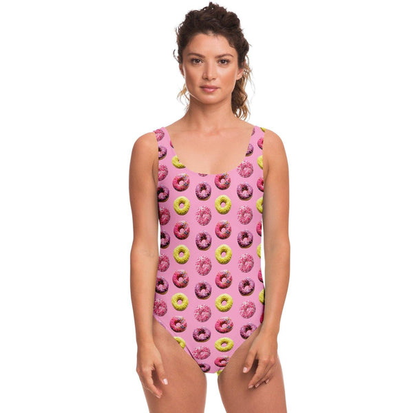 65 MCMLXV Women's Doughnut Toss Print 1 Piece Swimsuit-One-Piece Swimsuit - AOP-65mcmlxv