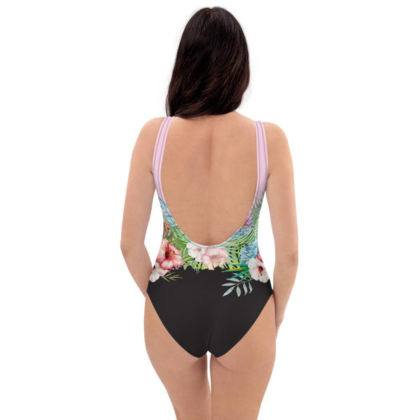 65 MCMLXV Women's Engineered Tropical Floral Print One-Piece Swimsuit-One-Piece Swimsuit - AOP-65mcmlxv