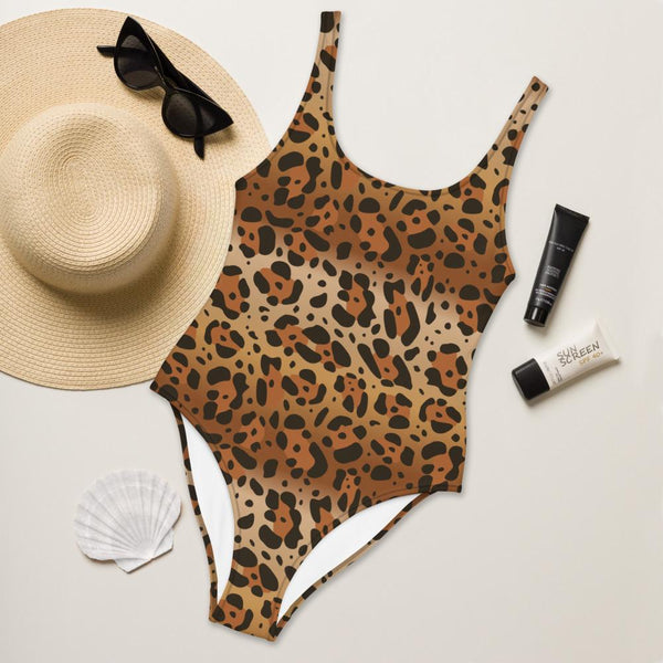 65 MCMLXV Women's Jaguar Animal Print One-Piece Swimsuit-One-Piece Swimsuit - AOP-65mcmlxv