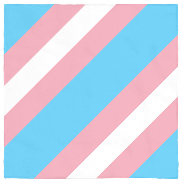 65 MCMLXV Transgender Pride Flag Print Pet Bandana-pet bandana-65mcmlxv