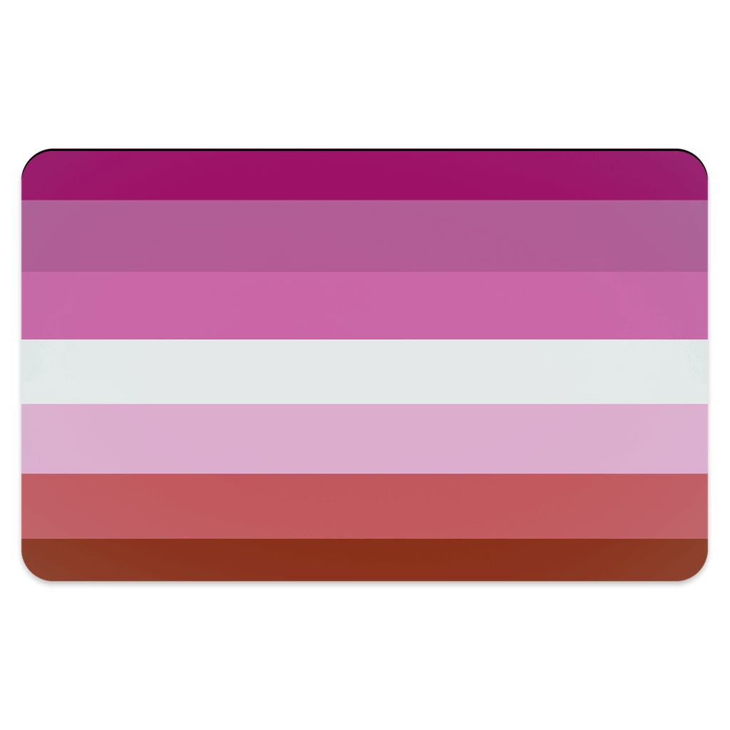 65 MCMLXV Lesbian Pride Flag Print Pet Placemat-pet placemat-65mcmlxv