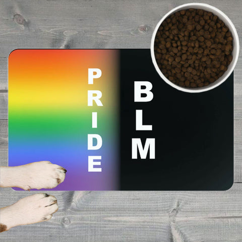 65 MCMLXV LGBT Pride Black Lives Matter Pet Placemat-pet placemat-65mcmlxv