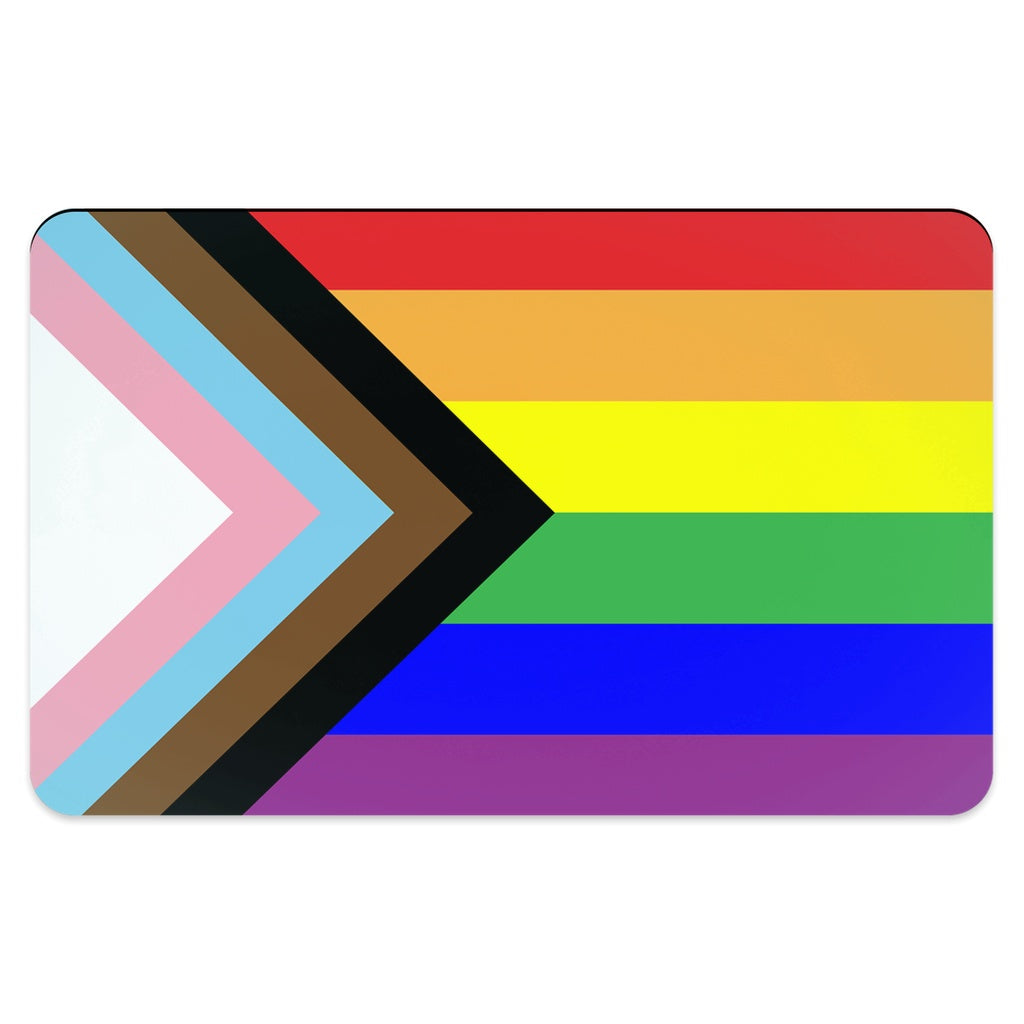 65 MCMLXV LGBTQIA+ Pride Flag Print Pet Placemat-pet placemat-65mcmlxv