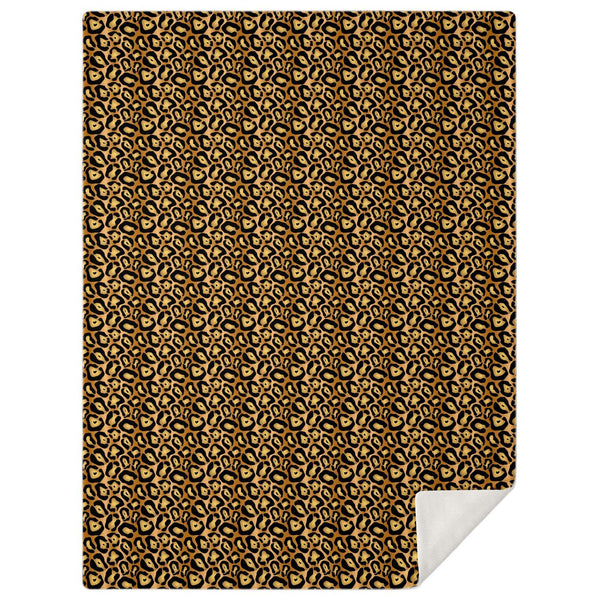 65 MCMLXV Jaguar Print Microfleece Blanket-Premium Microfleece Blanket - AOP-65mcmlxv