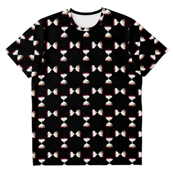 T-shirt - 65 MCMLXV Unisex Cosplay Black Hourglass Print T-Shirt