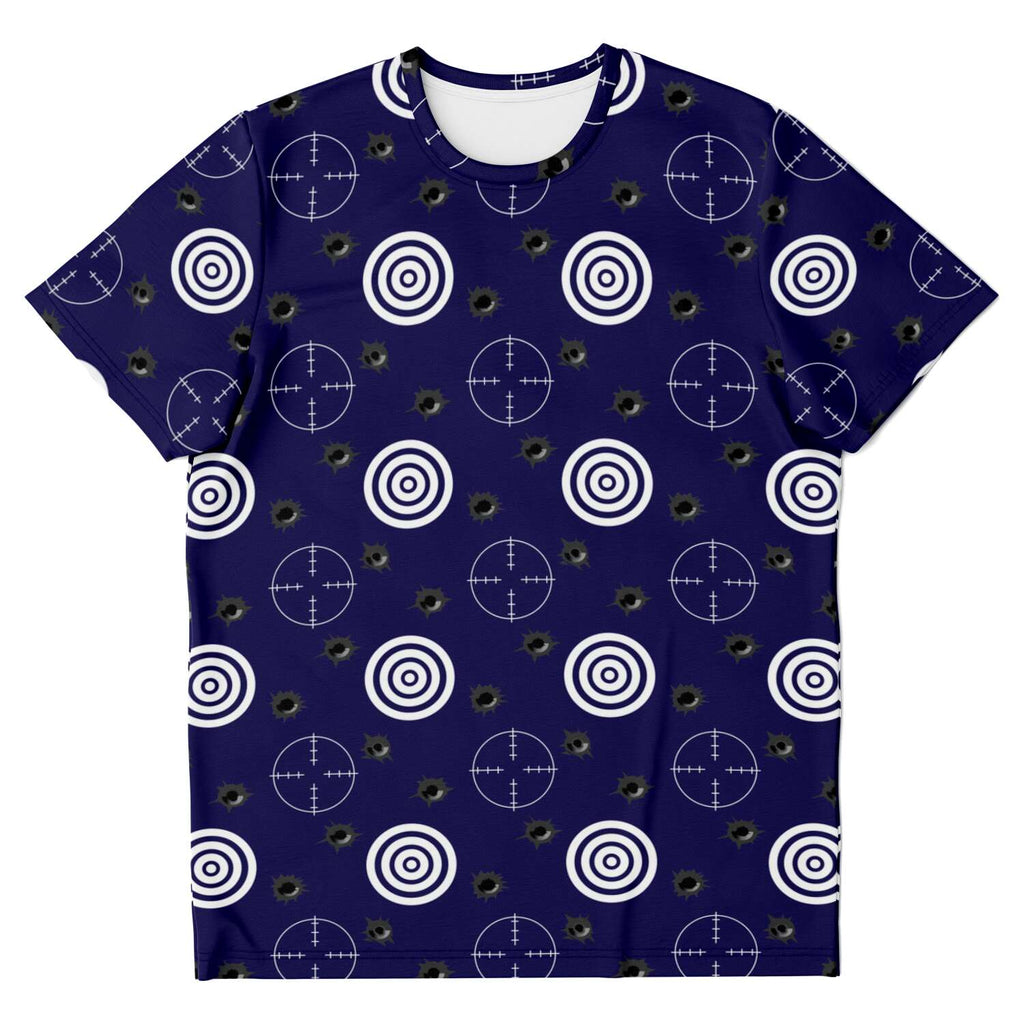 T-shirt - 65 MCMLXV Unisex Cosplay Navy Bullseye And Crosshairs T-Shirt