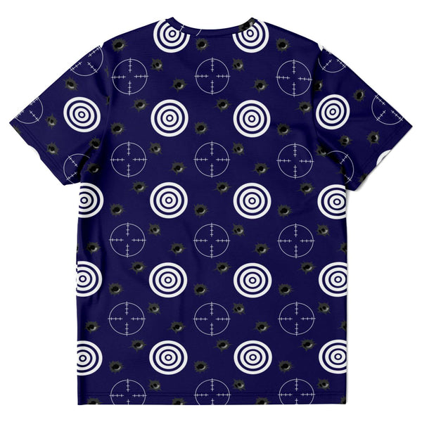 T-shirt - 65 MCMLXV Unisex Cosplay Navy Bullseye And Crosshairs T-Shirt