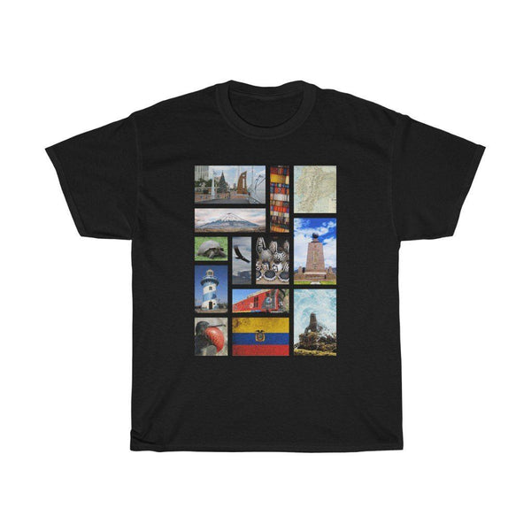 T-Shirt - 65 MCMLXV Unisex Ecuador Postcard Collage Graphic T-Shirt