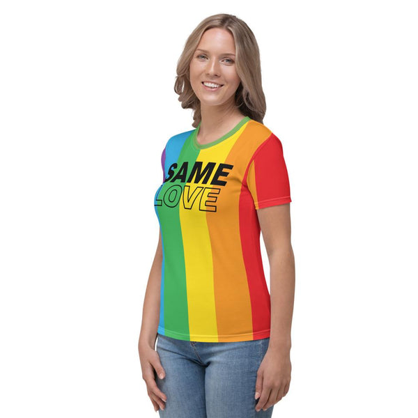 T-shirt - 65 MCMLXV Unisex LGBT Rainbow Flag Same Love T-Shirt