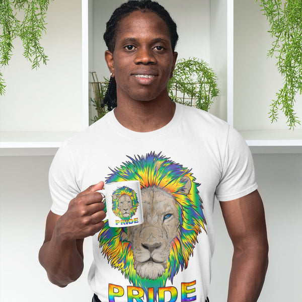 65 MCMLXV Unisex LGBTQ PRIDE Rainbow Lion Graphic T-Shirt-T-shirt-65mcmlxv