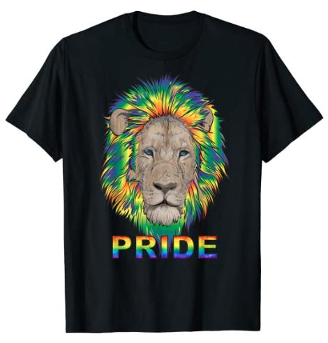 65 MCMLXV Unisex LGBTQ PRIDE Rainbow Lion Graphic T-Shirt-T-shirt-65mcmlxv