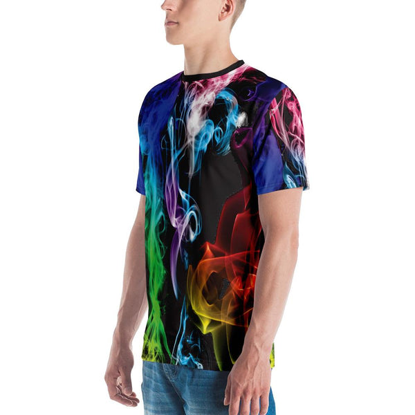 65 MCMLXV Men's Colored Smoke Print T-shirt-Tee Shirt-65mcmlxv